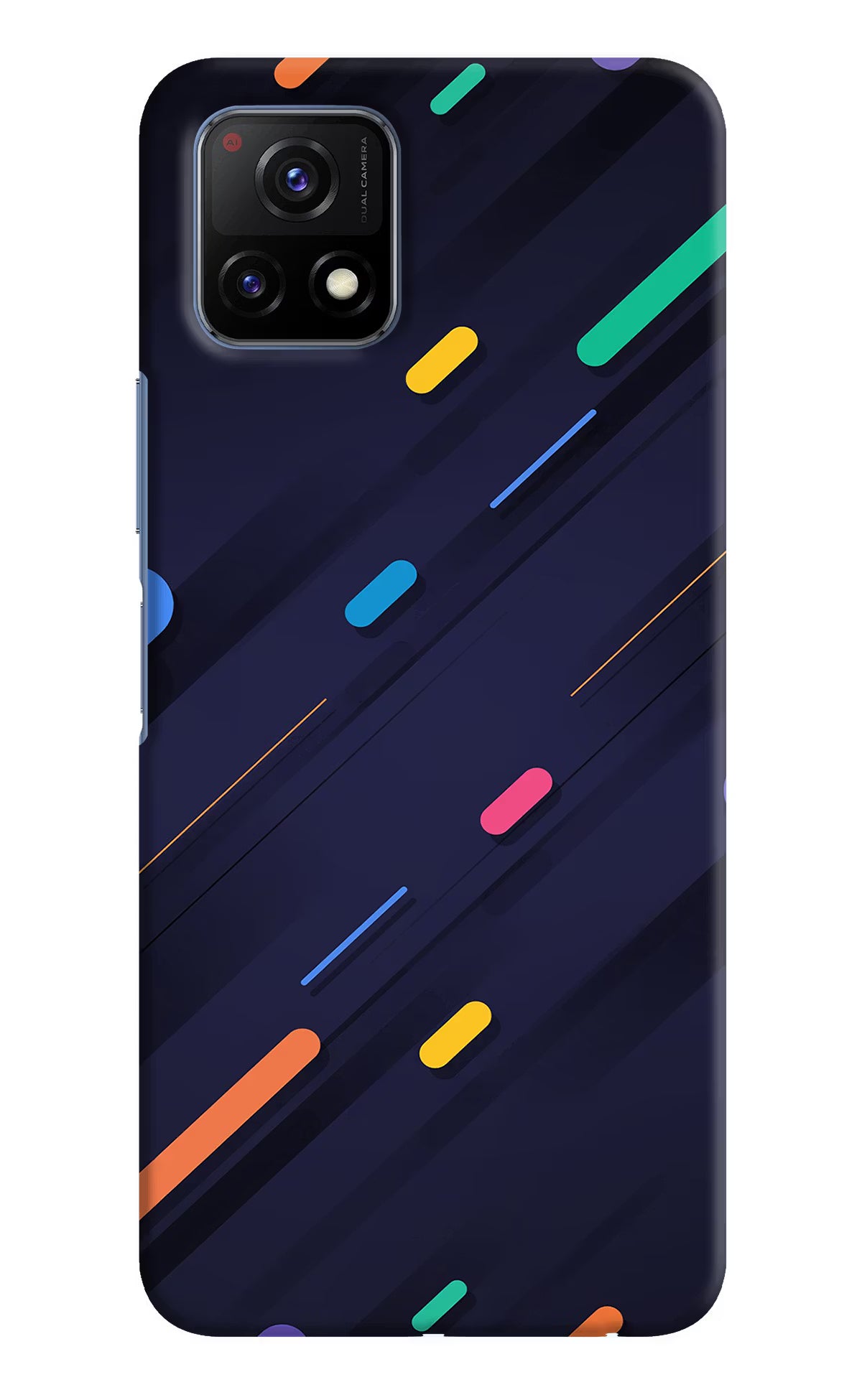 Abstract Design Vivo Y72 5G Hard Case Back Cover by Casekaro