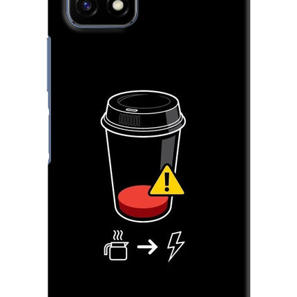 Coffee Vivo Y72 5G Hard Case Back Cover by Casekaro