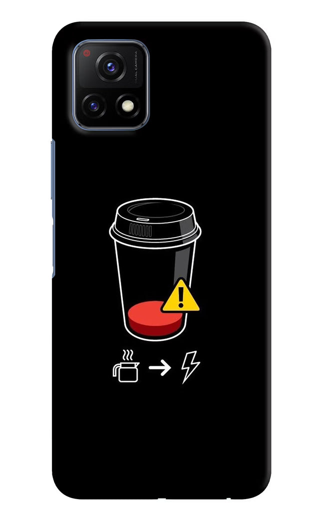 Coffee Vivo Y72 5G Hard Case Back Cover by Casekaro