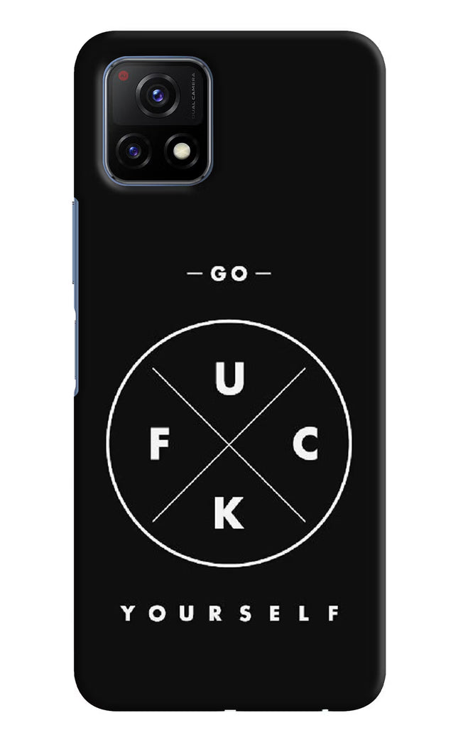 Go Fuck Yourself Vivo Y72 5G Hard Case Back Cover by Casekaro