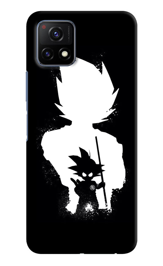 Goku Shadow Vivo Y72 5G Hard Case Back Cover by Casekaro