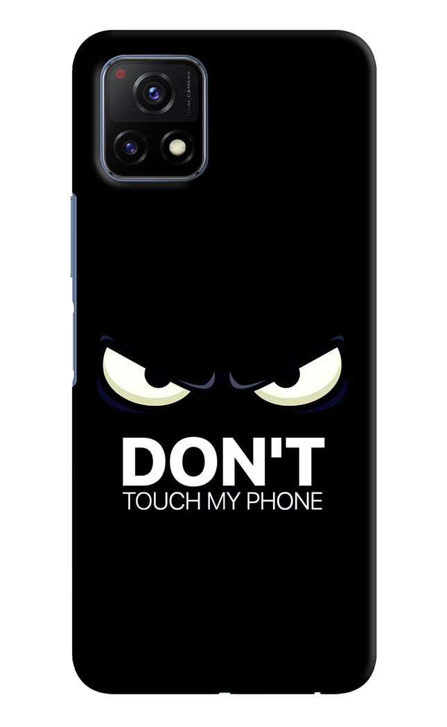 Don'T Touch My Phone Vivo Y72 5G Hard Case Back Cover by Casekaro