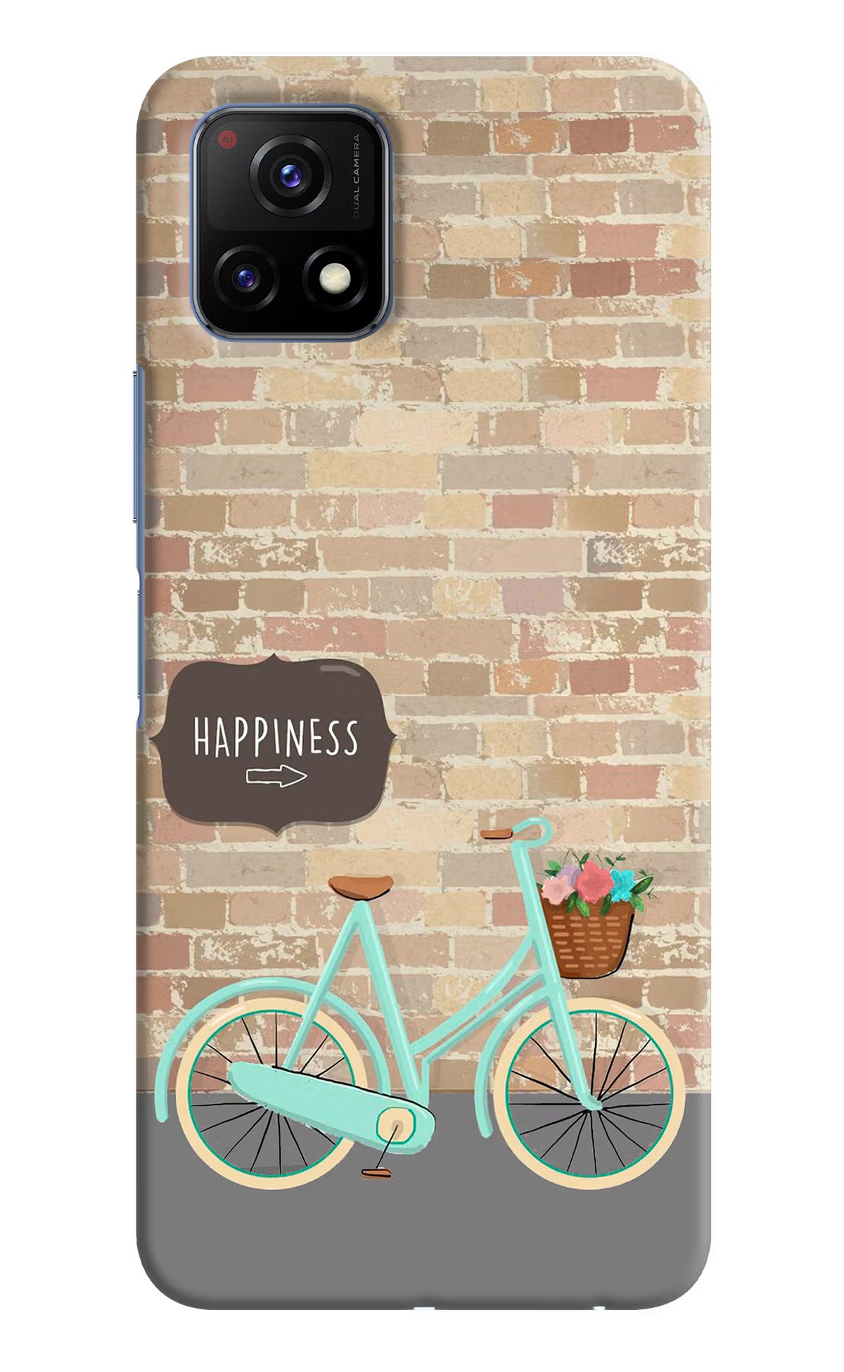 Happiness Artwork Vivo Y72 5G Hard Case Back Cover by Casekaro