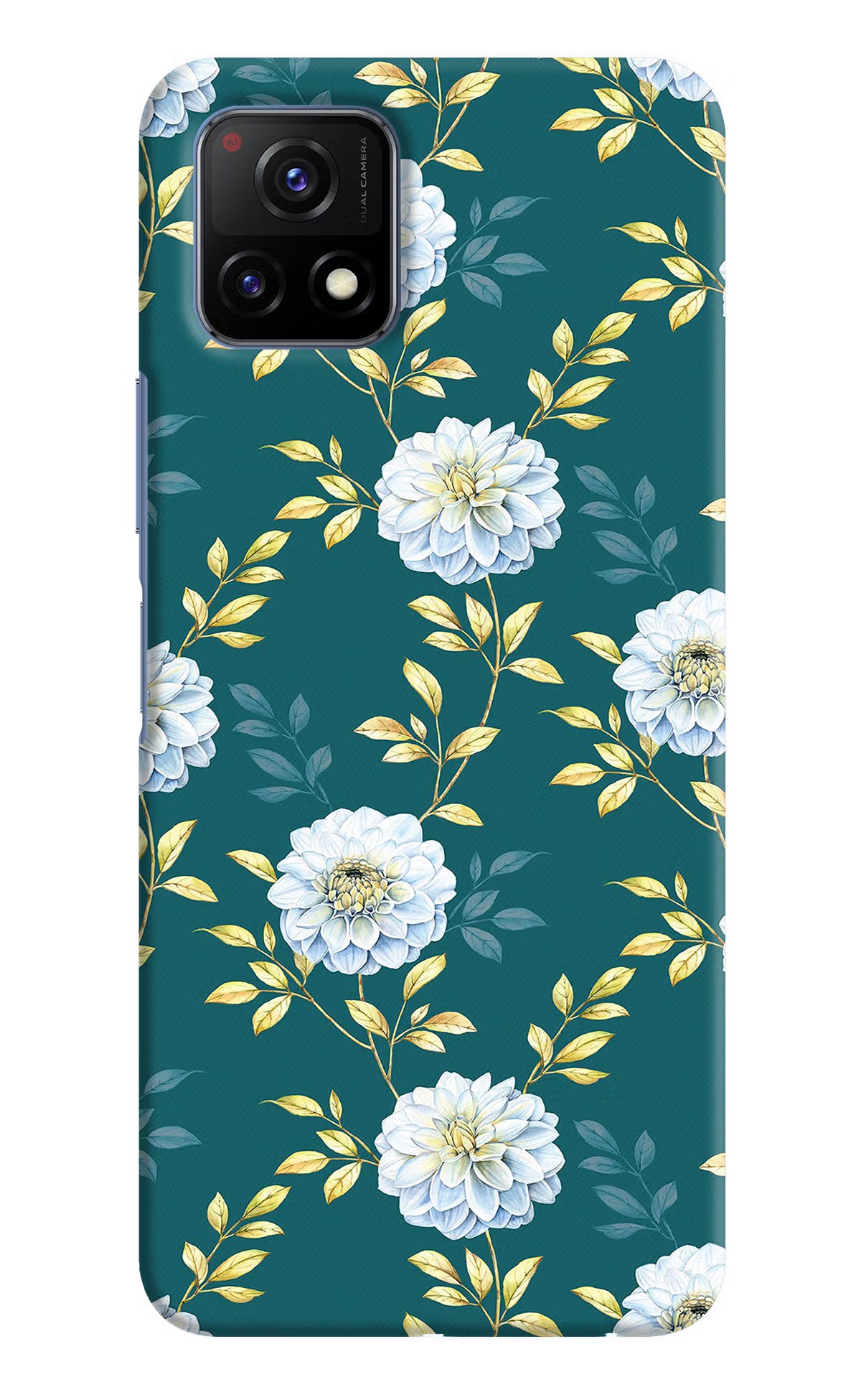 Flowers Vivo Y72 5G Hard Case Back Cover by Casekaro