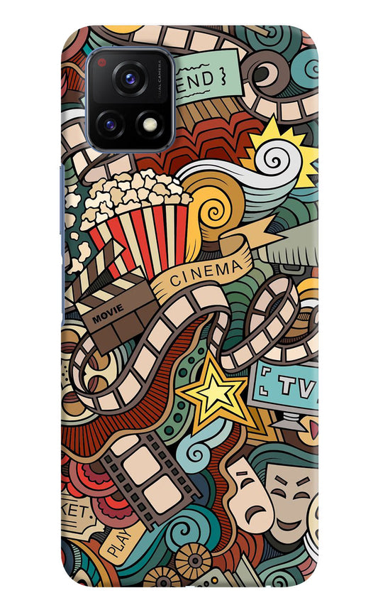 Cinema Abstract Vivo Y72 5G Hard Case Back Cover by Casekaro