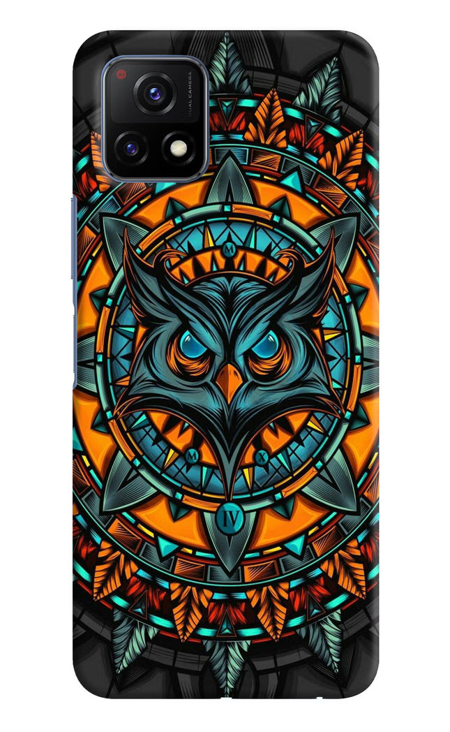 Angry Owl Art Vivo Y72 5G Hard Case Back Cover by Casekaro
