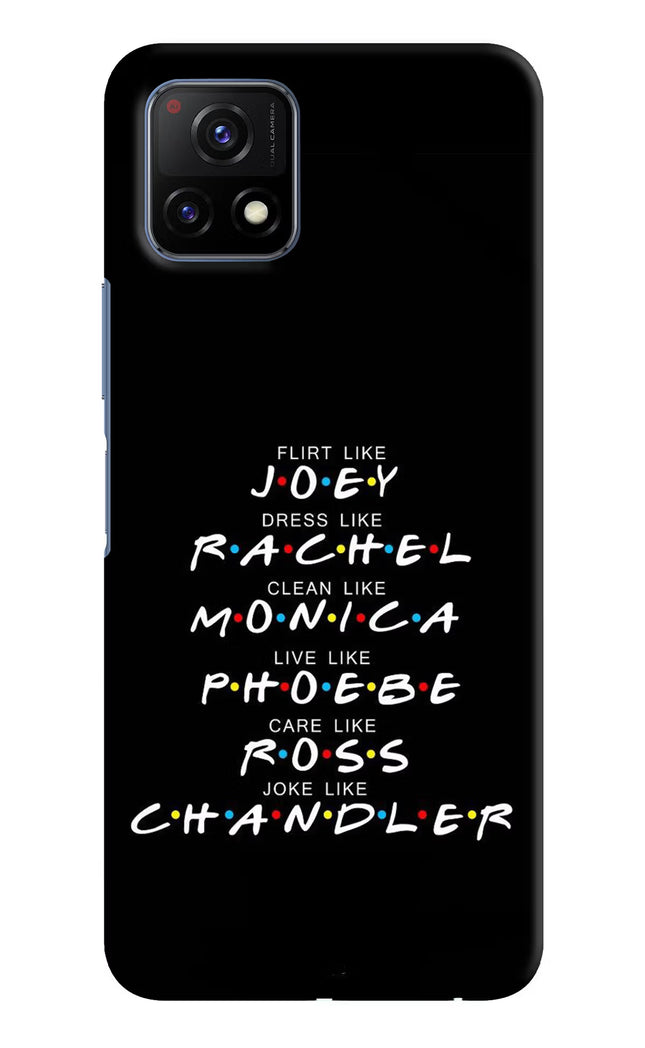 FRIENDS Character Vivo Y72 5G Hard Case Back Cover by Casekaro