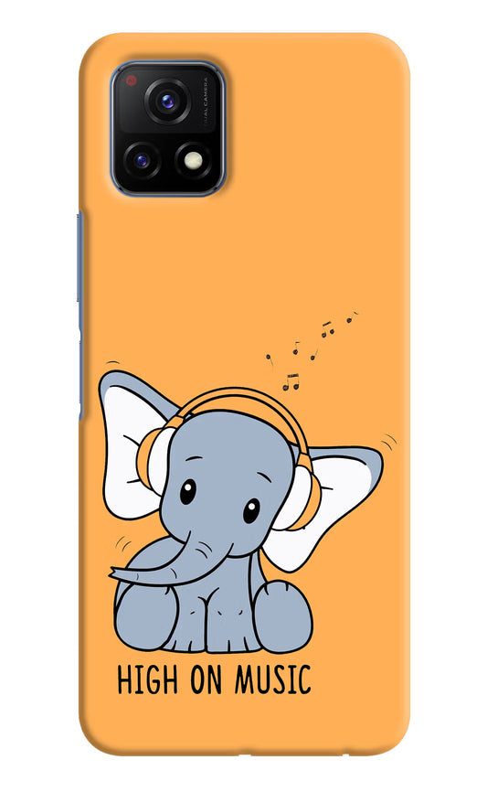 High On Music Vivo Y72 5G Hard Case Back Cover by Casekaro