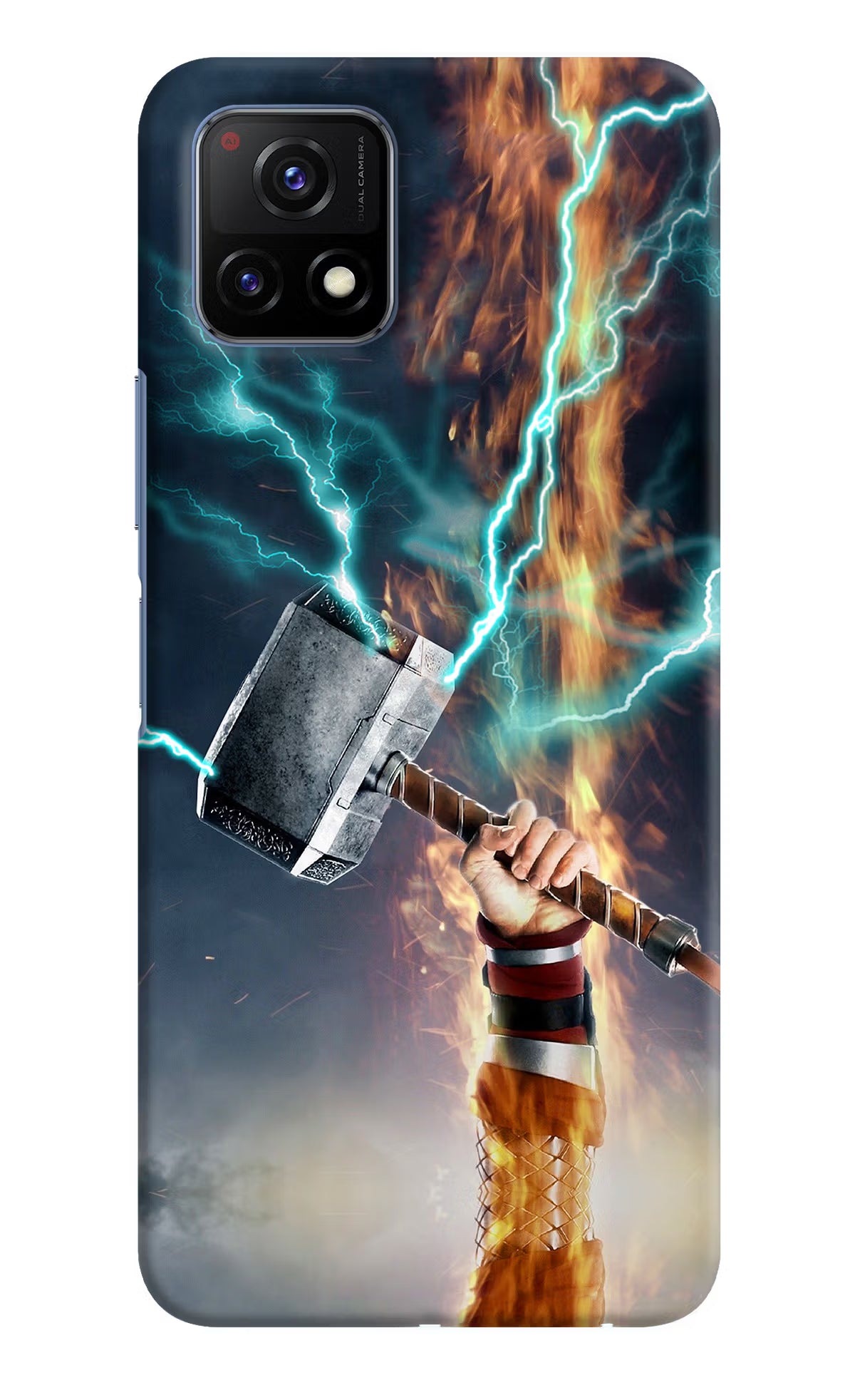 Thor Hammer Mjolnir Vivo Y72 5G Hard Case Back Cover by Casekaro
