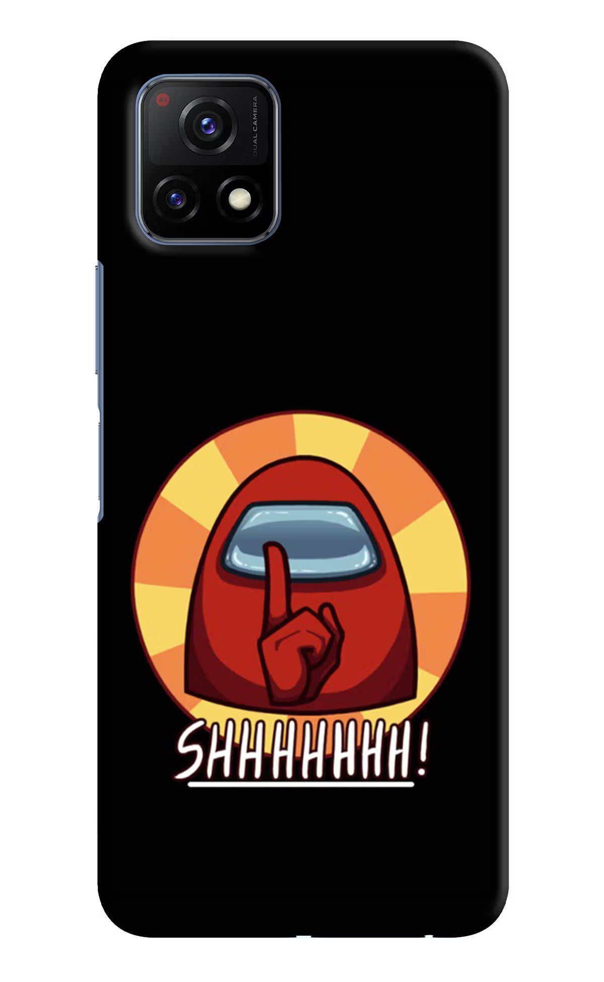Among Us Shhh! Vivo Y72 5G Hard Case Back Cover by Casekaro