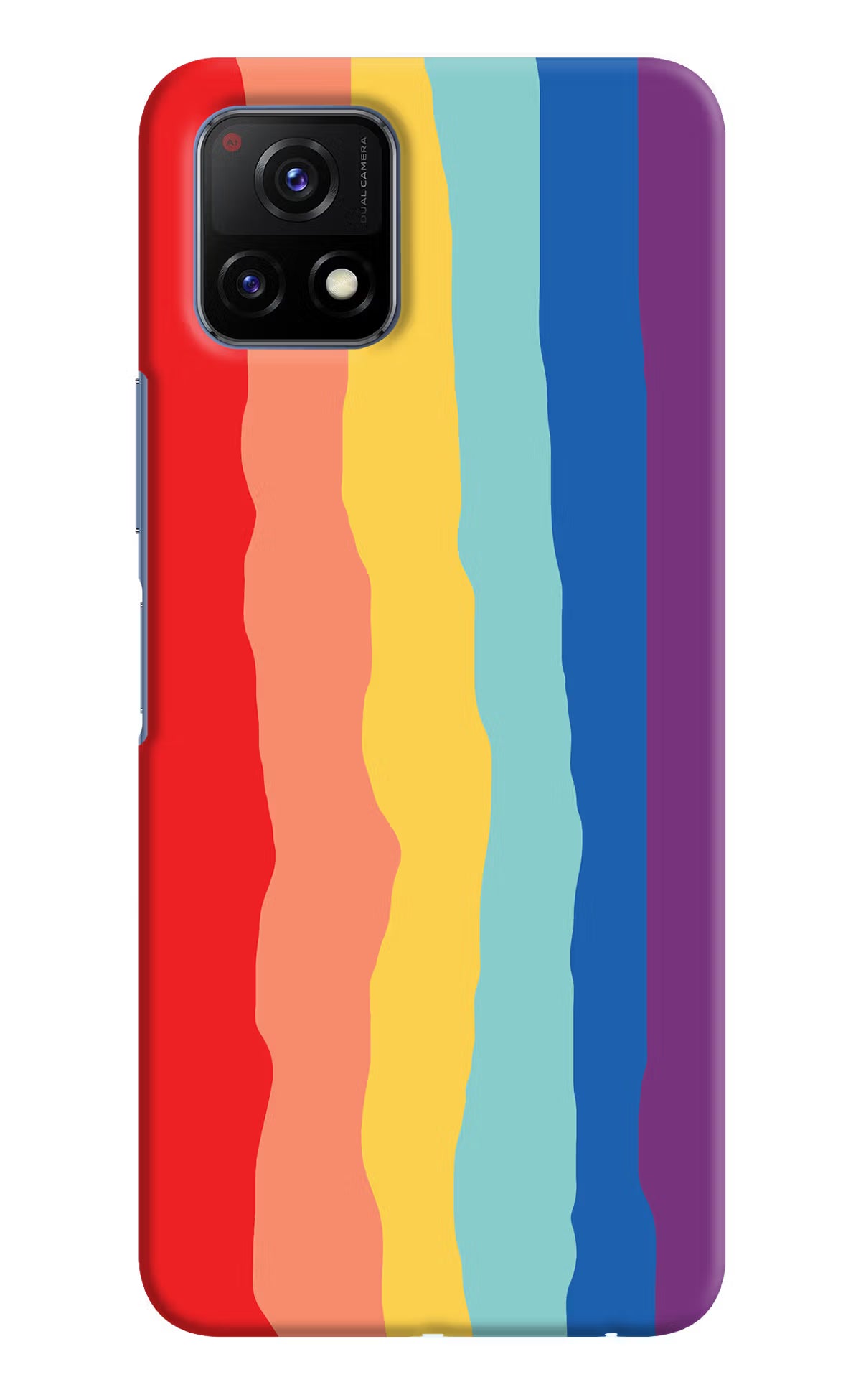 Rainbow Vivo Y72 5G Hard Case Back Cover by Casekaro