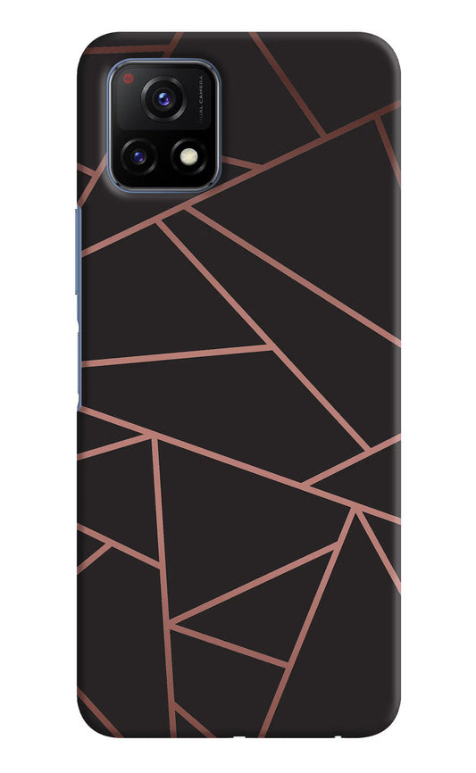 Geometric Pattern Vivo Y72 5G Hard Case Back Cover by Casekaro