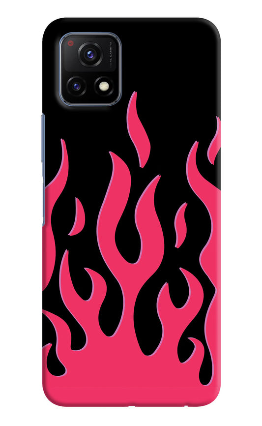 Fire Flames Vivo Y72 5G Hard Case Back Cover by Casekaro