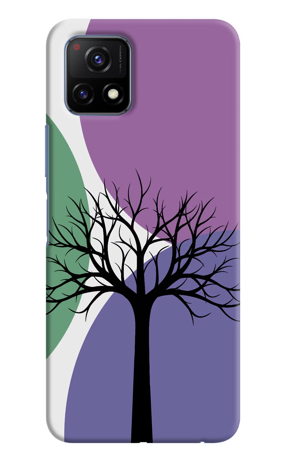 Tree Art Vivo Y72 5G Hard Case Back Cover by Casekaro