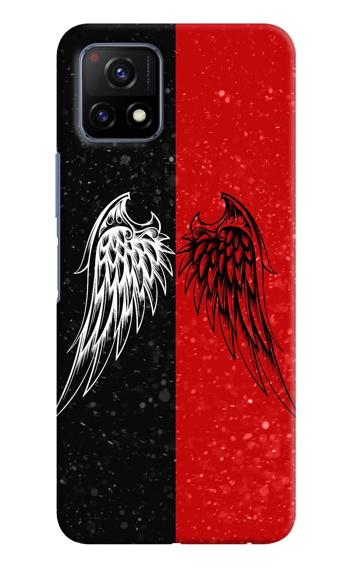 Wings Vivo Y72 5G Hard Case Back Cover by Casekaro