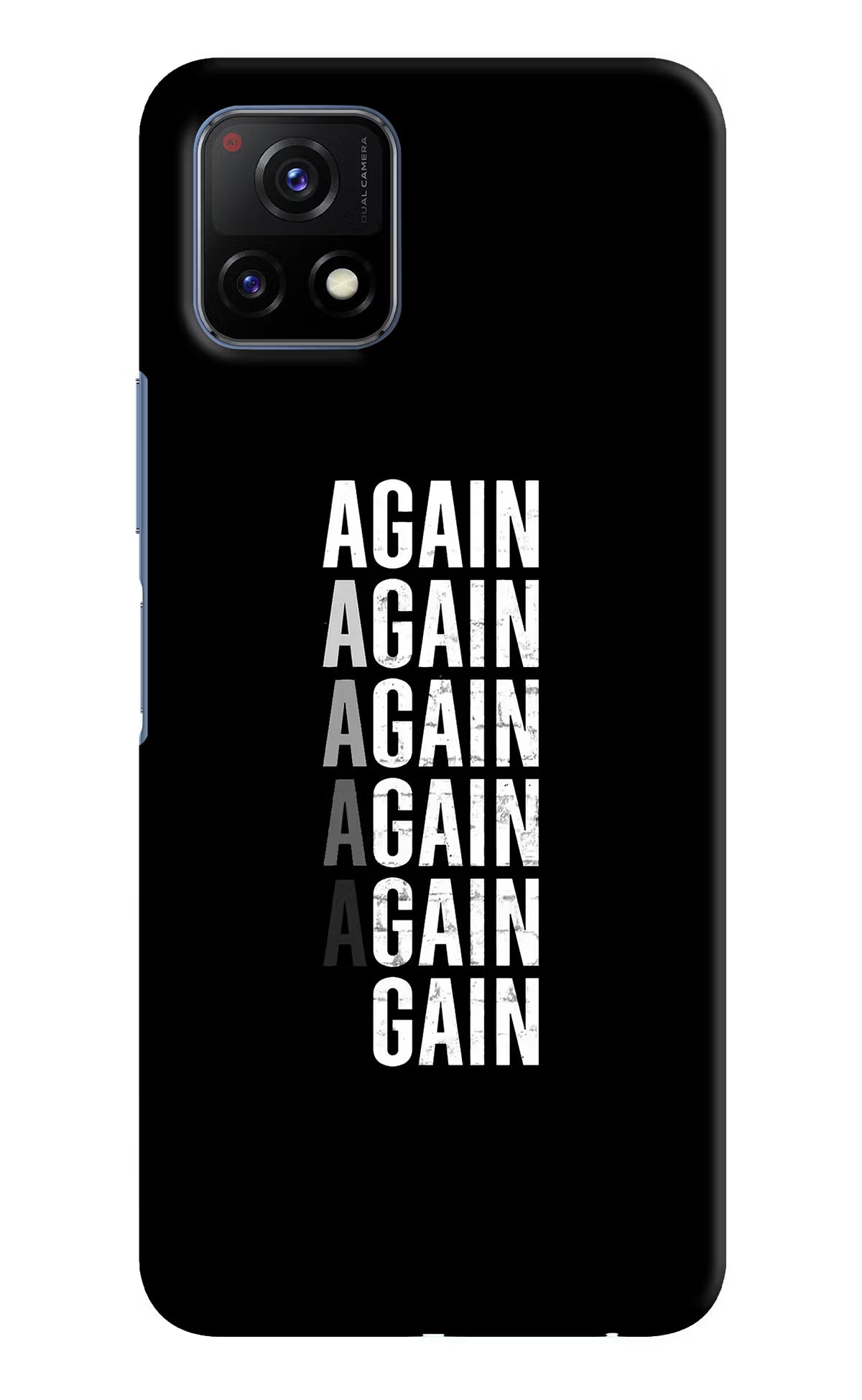Again Again Gain Vivo Y72 5G Hard Case Back Cover by Casekaro