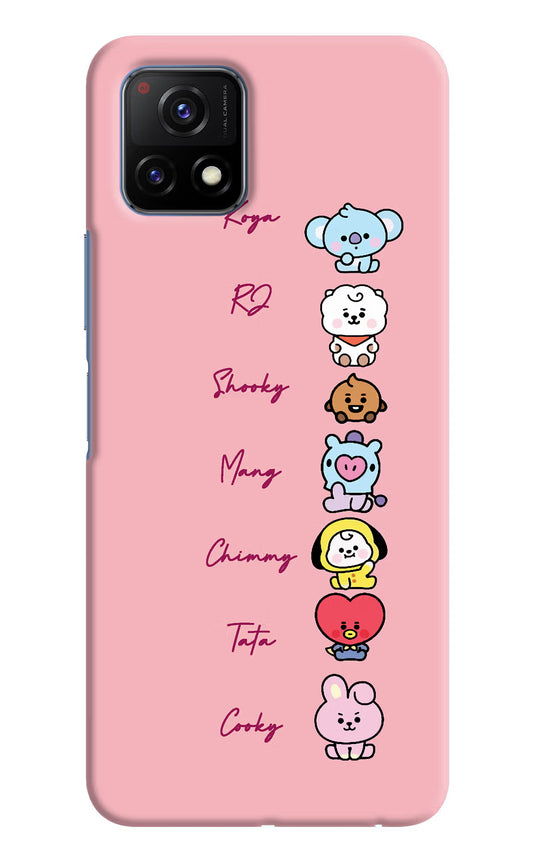 BTS names Vivo Y72 5G Hard Case Back Cover by Casekaro