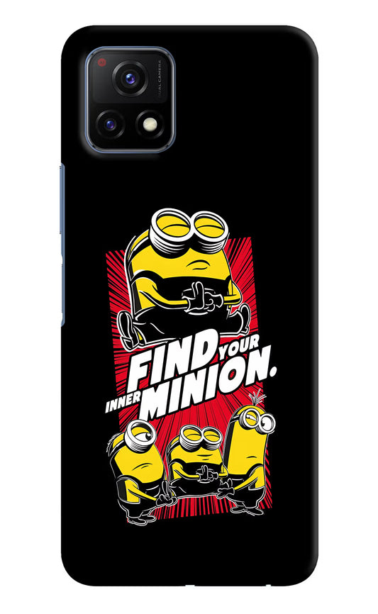 Find your inner Minion Vivo Y72 5G Hard Case Back Cover by Casekaro