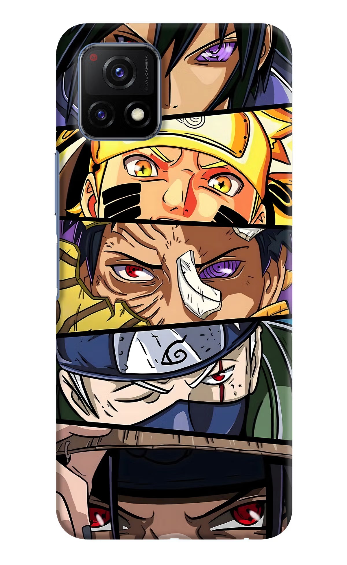 Naruto Character Vivo Y72 5G Hard Case Back Cover by Casekaro