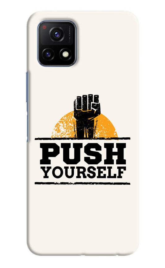 Push Yourself Vivo Y72 5G Hard Case Back Cover by Casekaro