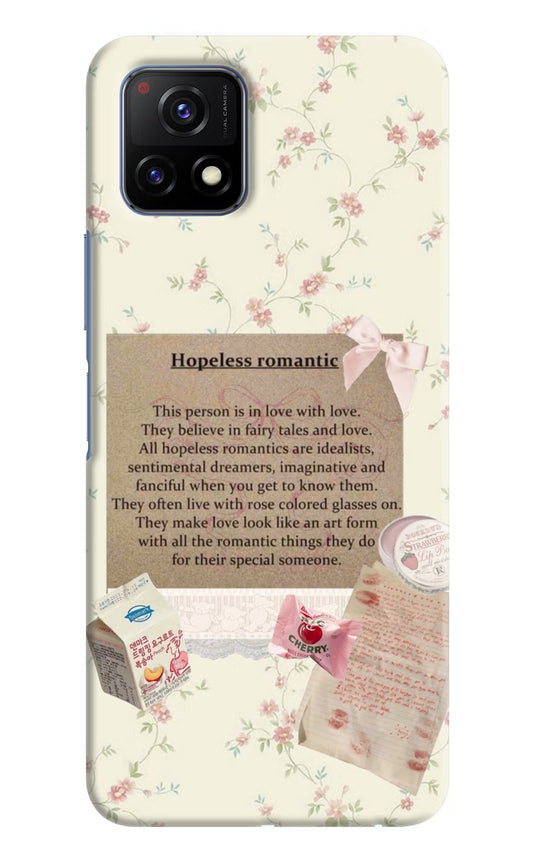 Hopeless Romantic Vivo Y72 5G Hard Case Back Cover by Casekaro