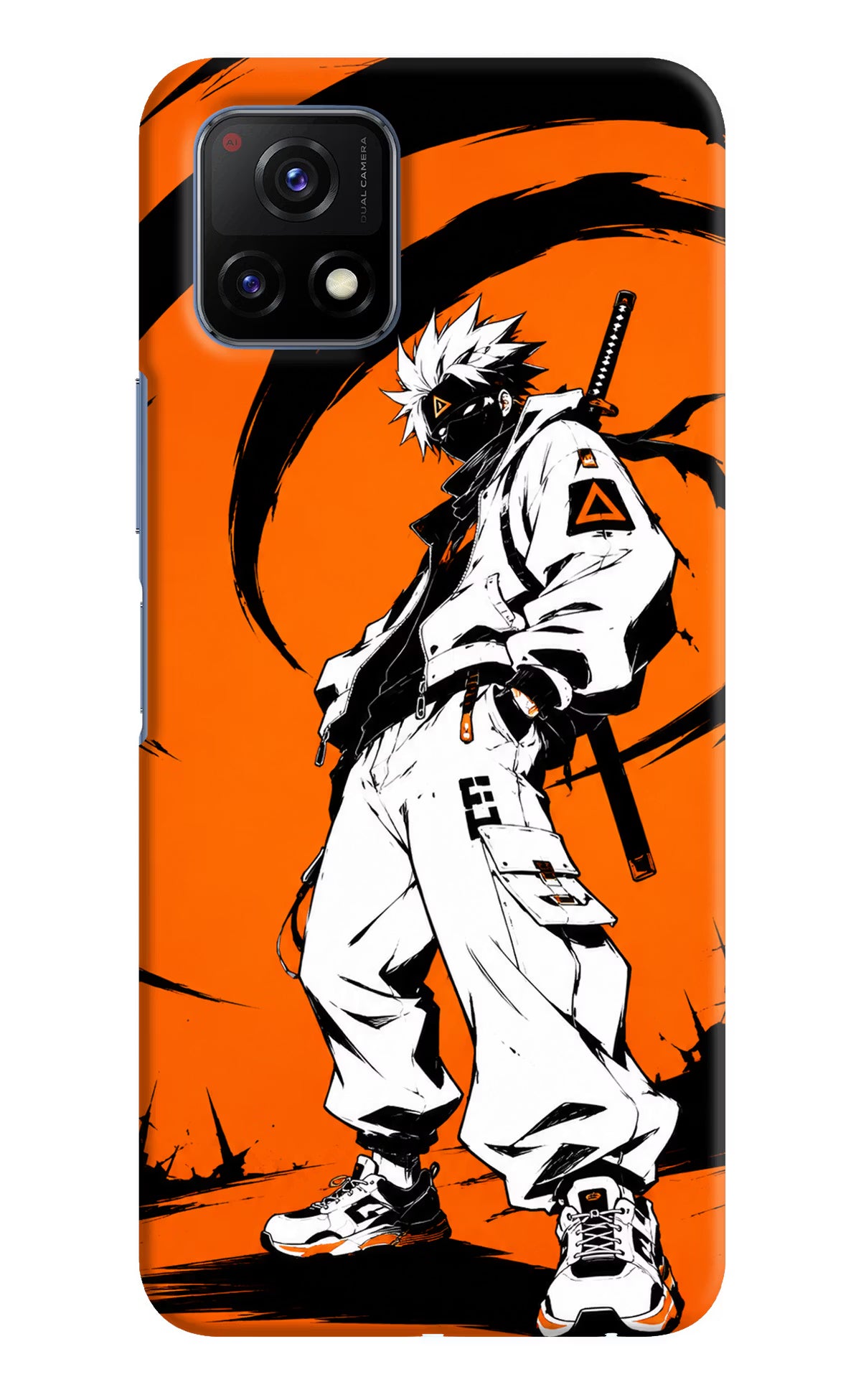 Street Samurai  Vivo Y72 5G Hard Case Back Cover by Casekaro