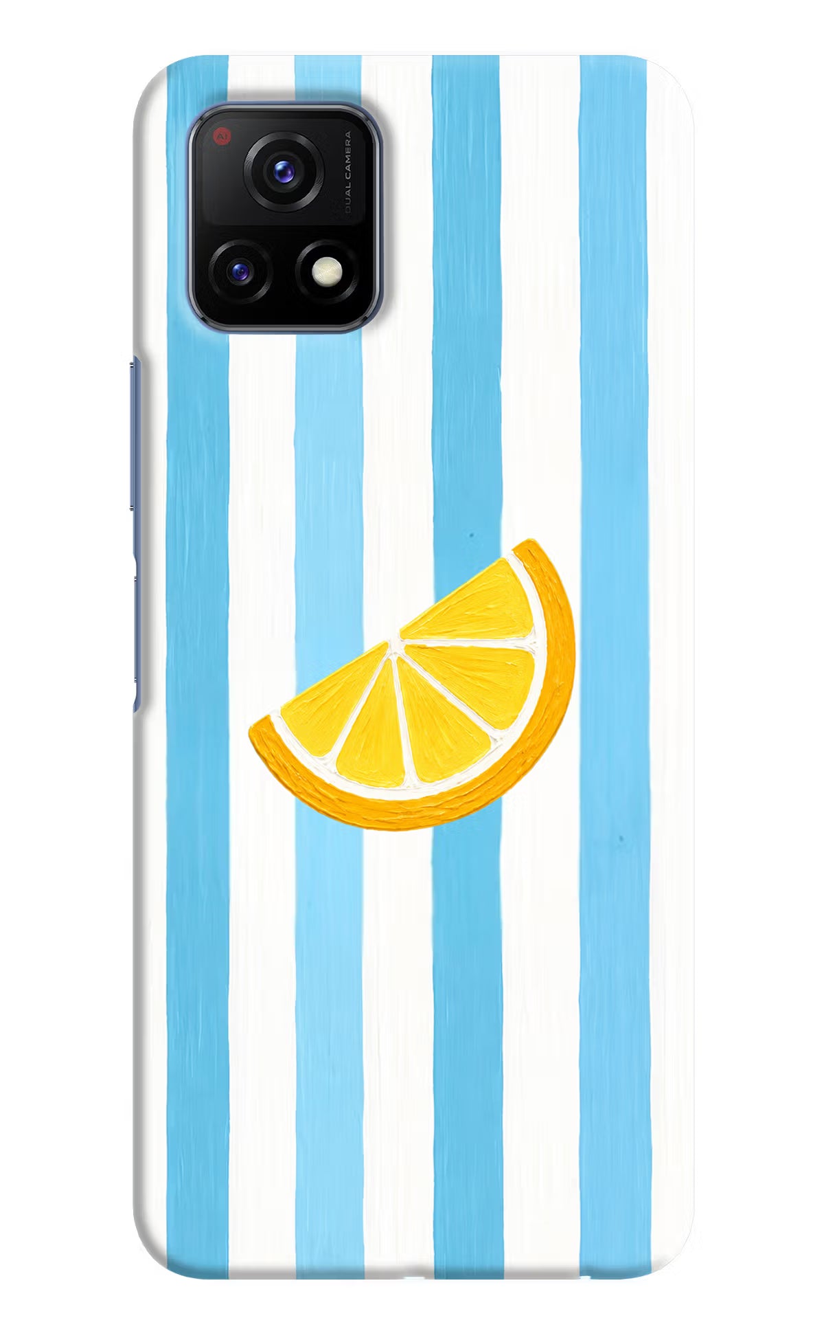 Summer Lemon Vivo Y72 5G Hard Case Back Cover by Casekaro