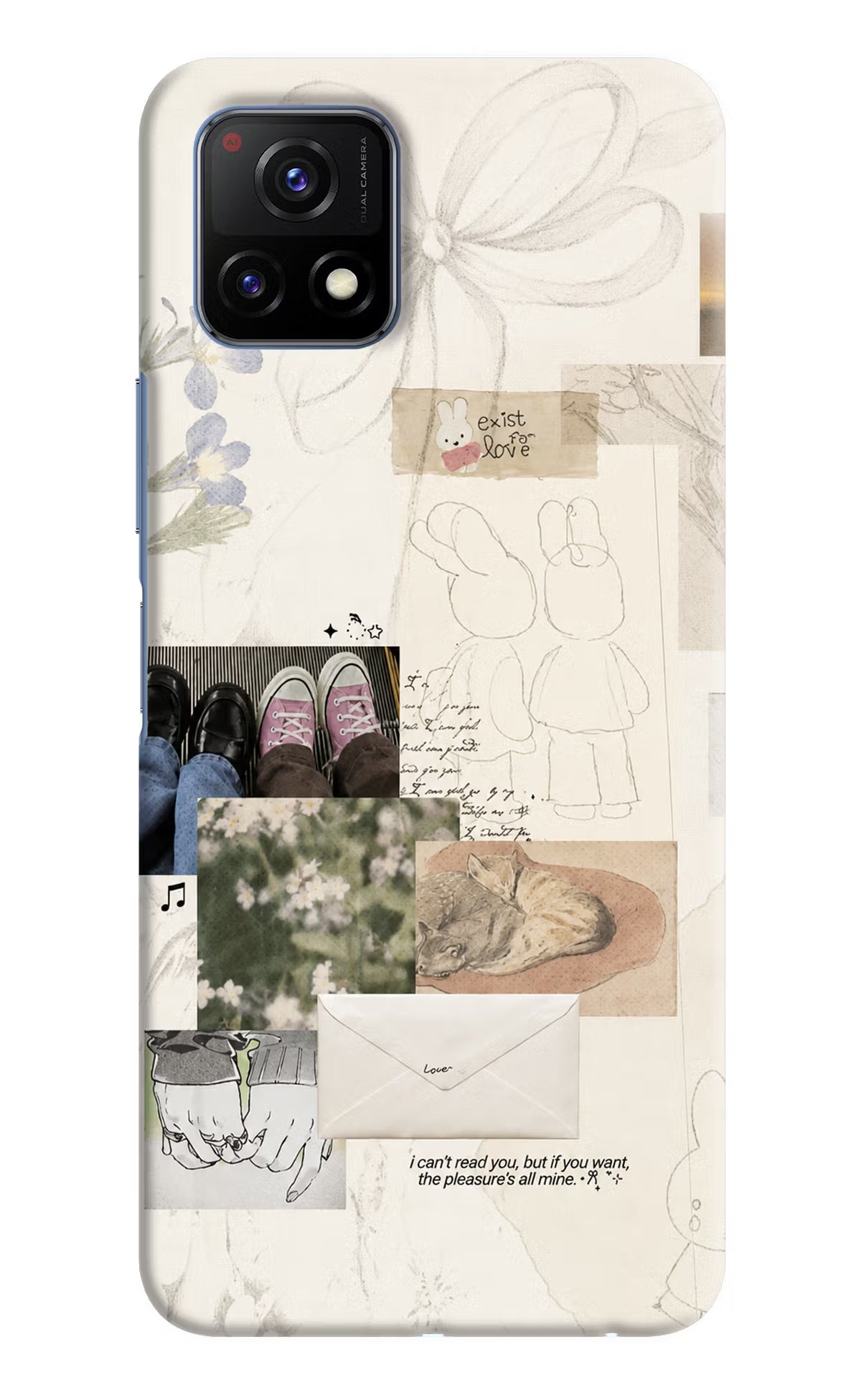 Soft Aesthetic Vivo Y72 5G Back Cover