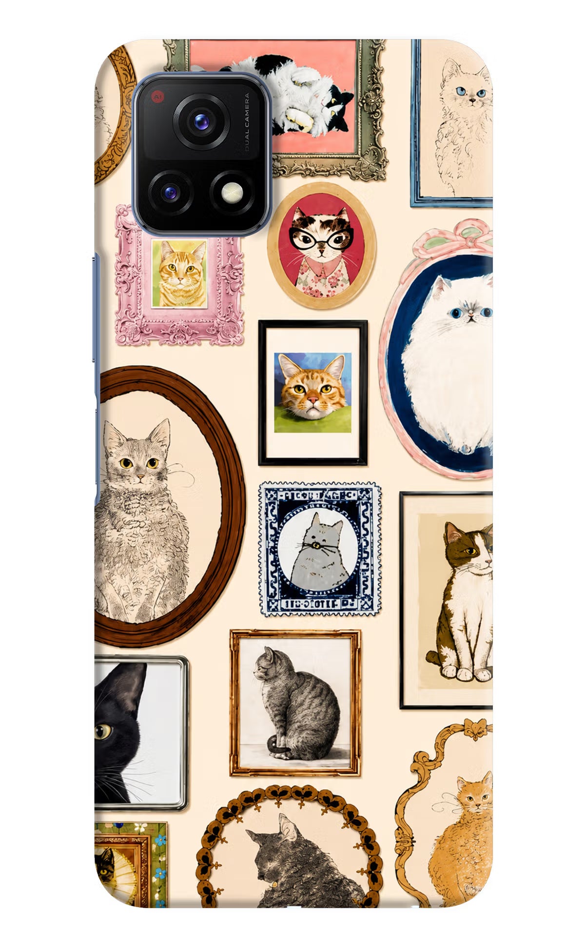 Mirror Cats Vivo Y72 5G Back Cover