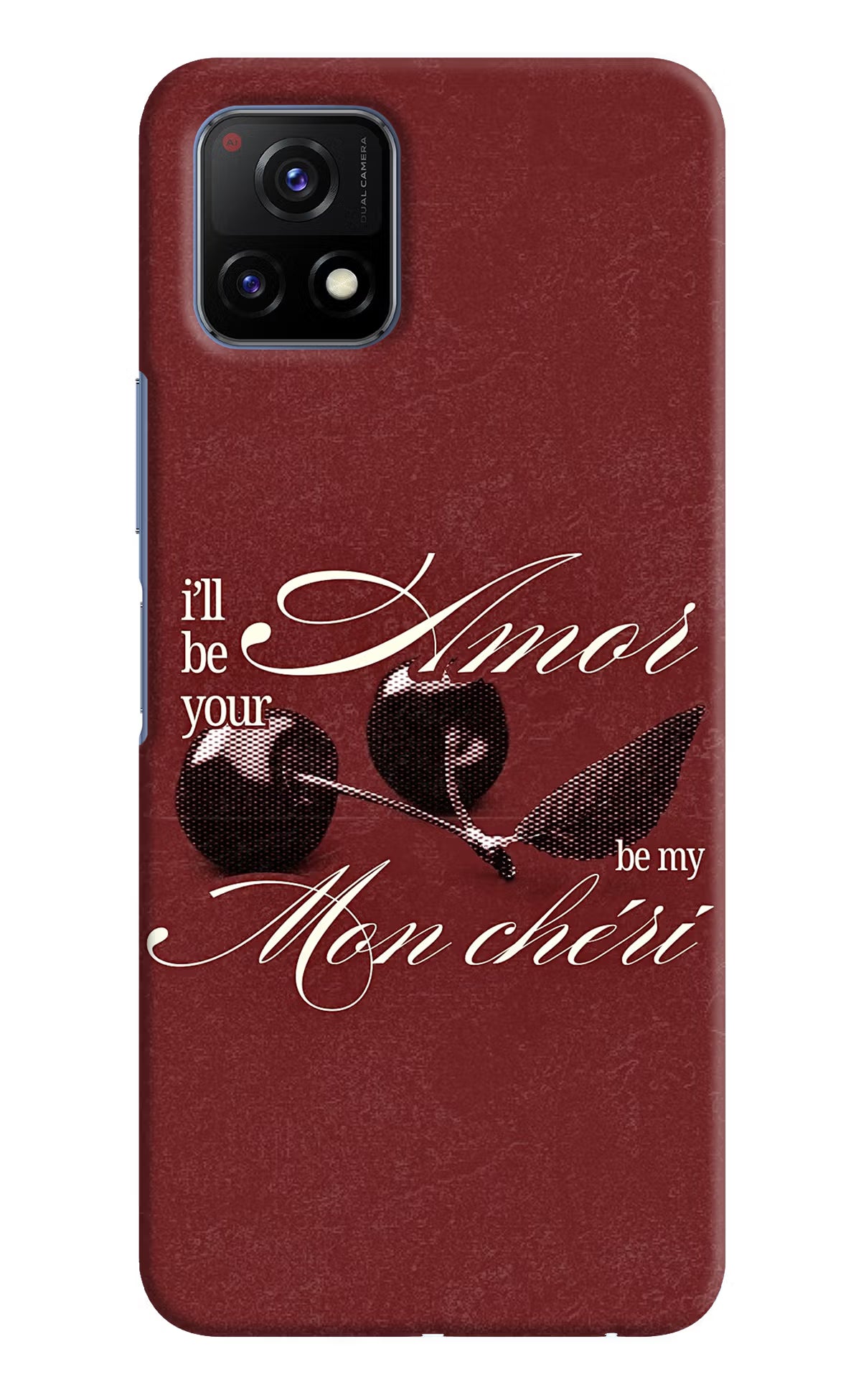 Velvet Cherry Vivo Y72 5G Back Cover