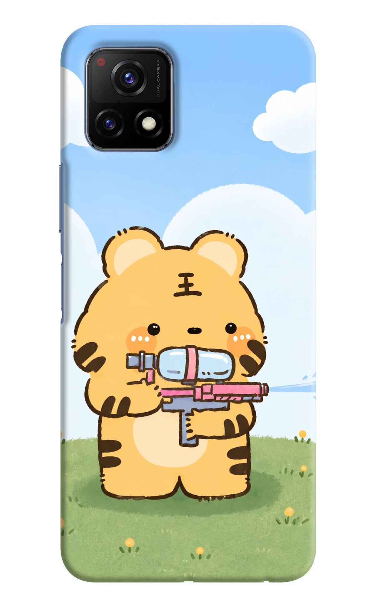 Tiger Treat Vivo Y72 5G Back Cover