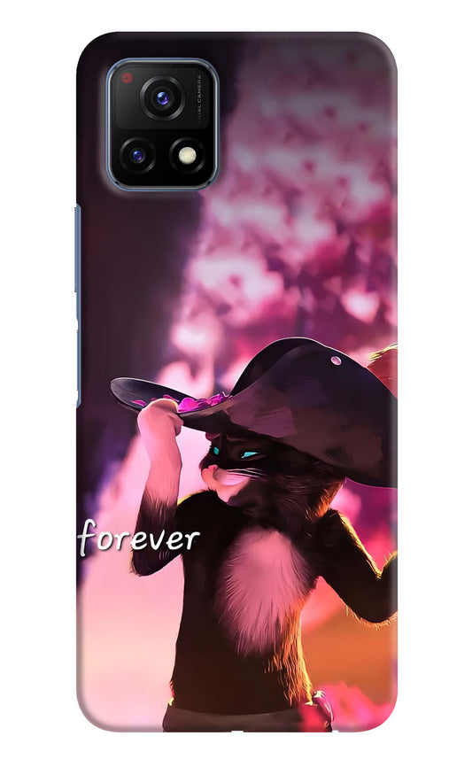 Forever Cat Vivo Y72 5G Hard Case Back Cover by Casekaro