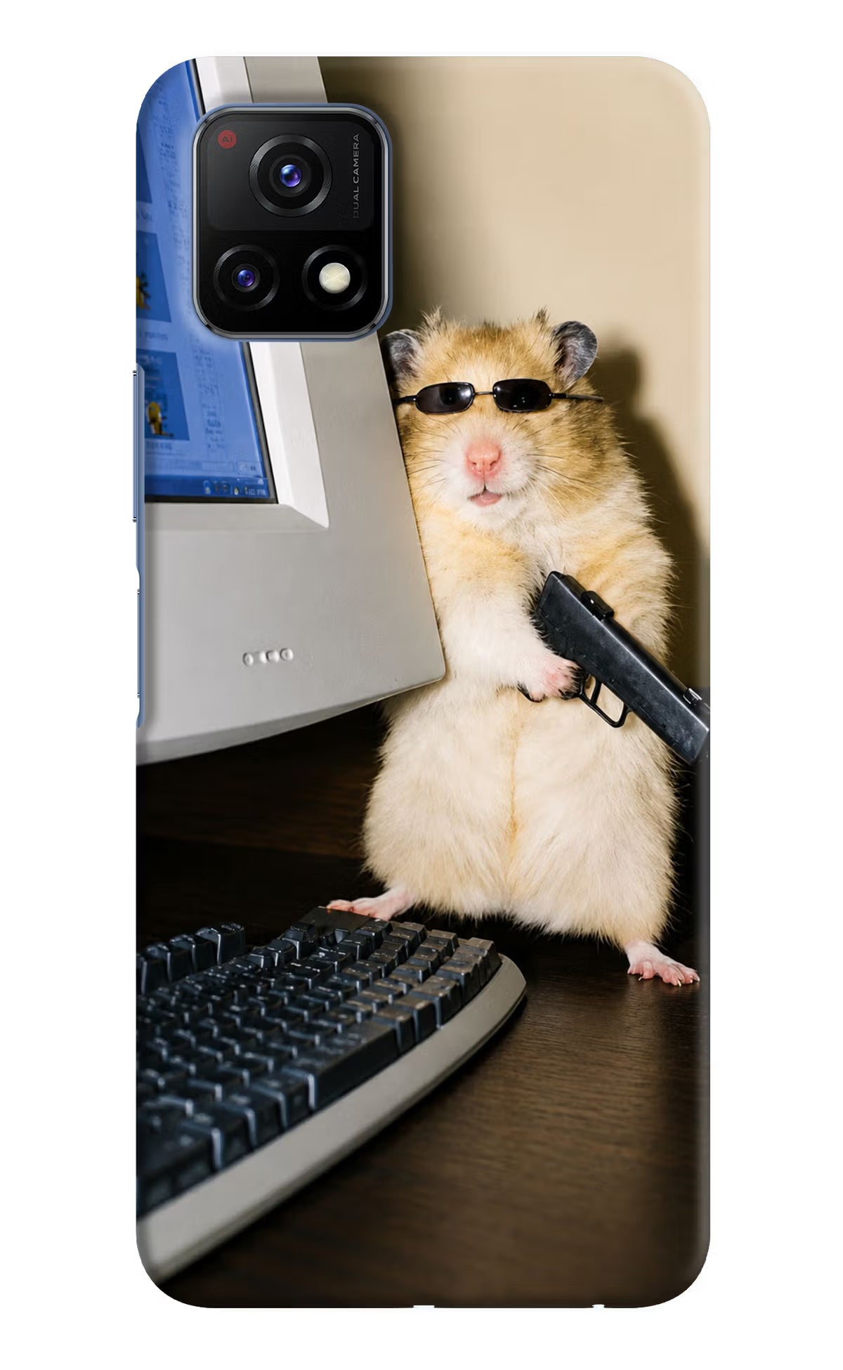 Hacker Hamster Vivo Y72 5G Back Cover