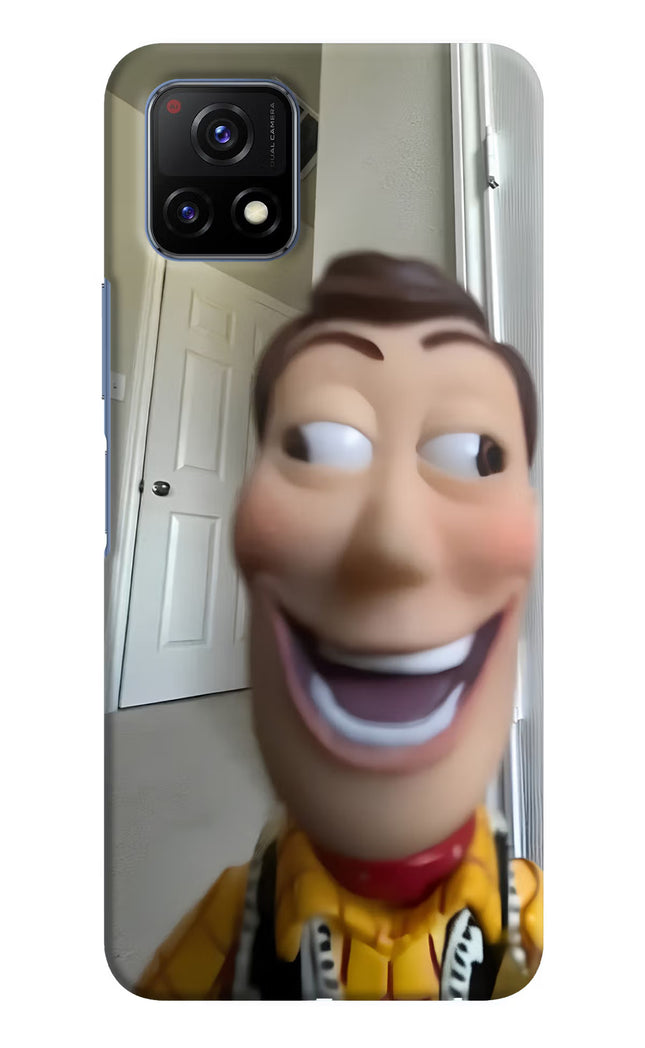 Side Eye Woody Vivo Y72 5G Hard Case Back Cover by Casekaro