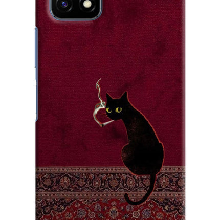 Midnight Cat Vivo Y72 5G Back Cover