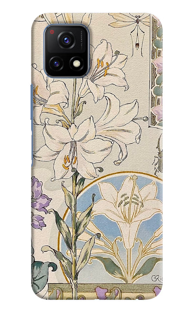 White Lily Vivo Y72 5G Hard Case Back Cover by Casekaro