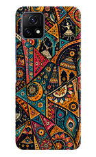 Folk Print Vivo Y72 5G Back Cover
