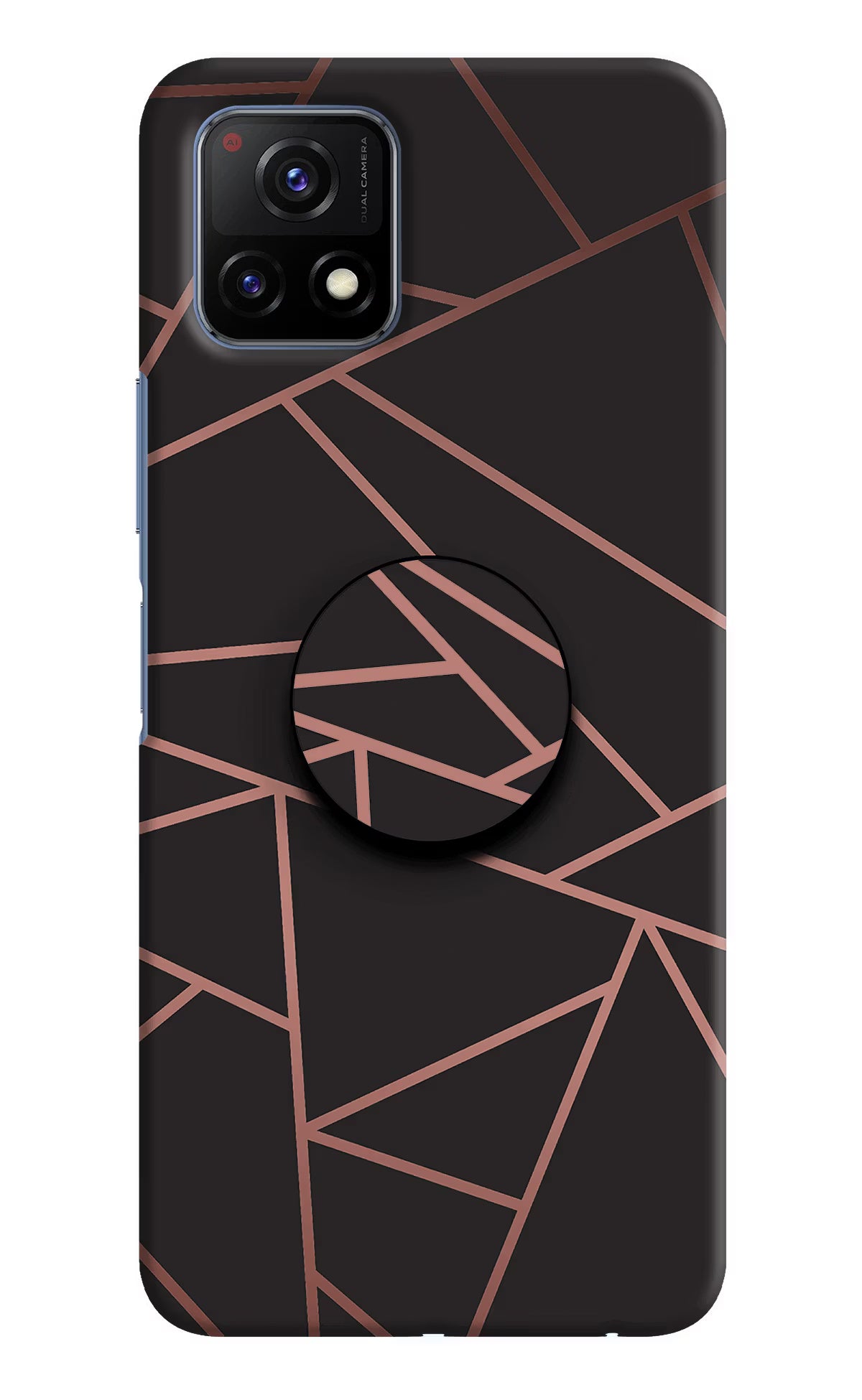 Geometric Pattern Vivo Y72 5G Pop Case by Casekaro