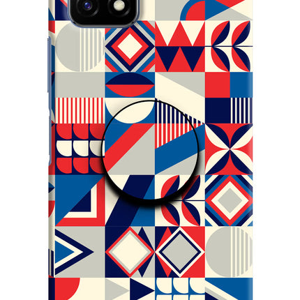 Colorful Pattern Vivo Y72 5G Pop Case by Casekaro