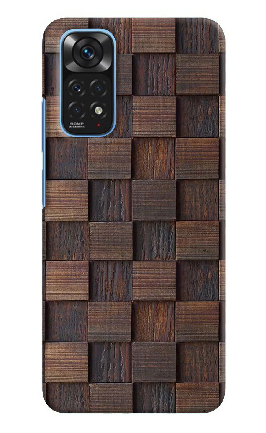 Wooden Cube Design Redmi Note 11/11S Back Cover, Hard case