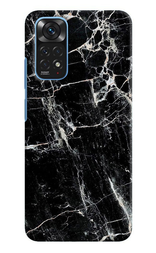 Black Marble Texture Redmi Note 11/11S Hard Case Back Cover by Casekaro