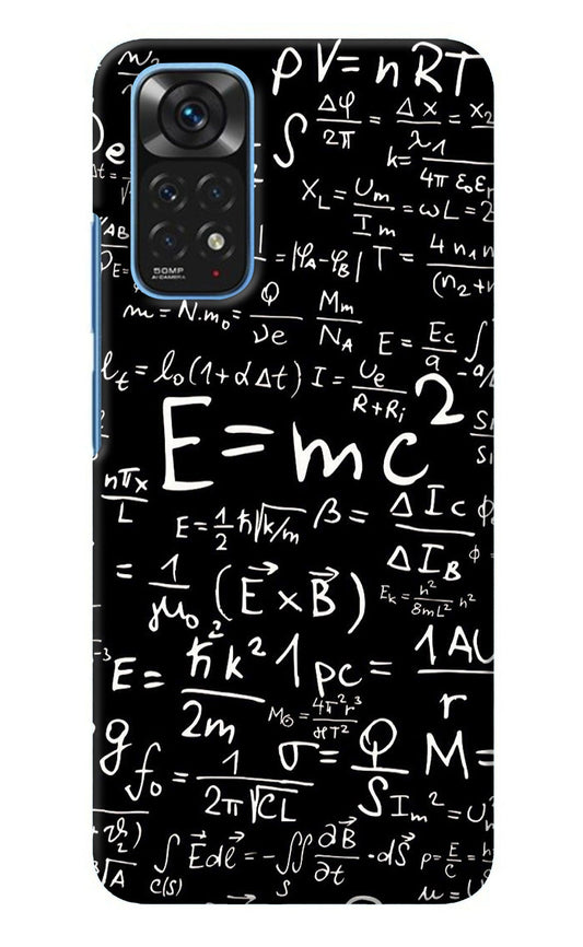 Physics Albert Einstein Formula Redmi Note 11/11S Back Cover