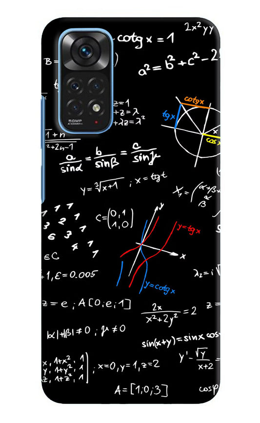 Mathematics Formula Redmi Note 11/11S Hard Case Back Cover by Casekaro