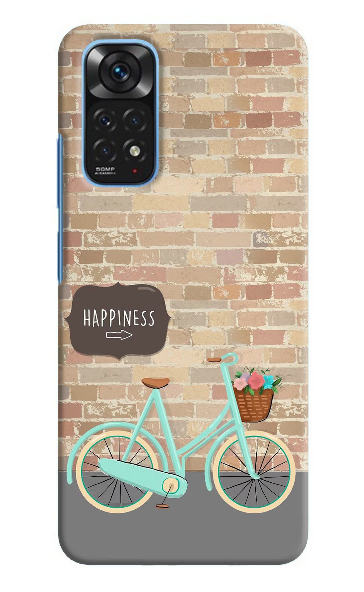 Happiness Artwork Redmi Note 11/11S Hard Case Back Cover by Casekaro