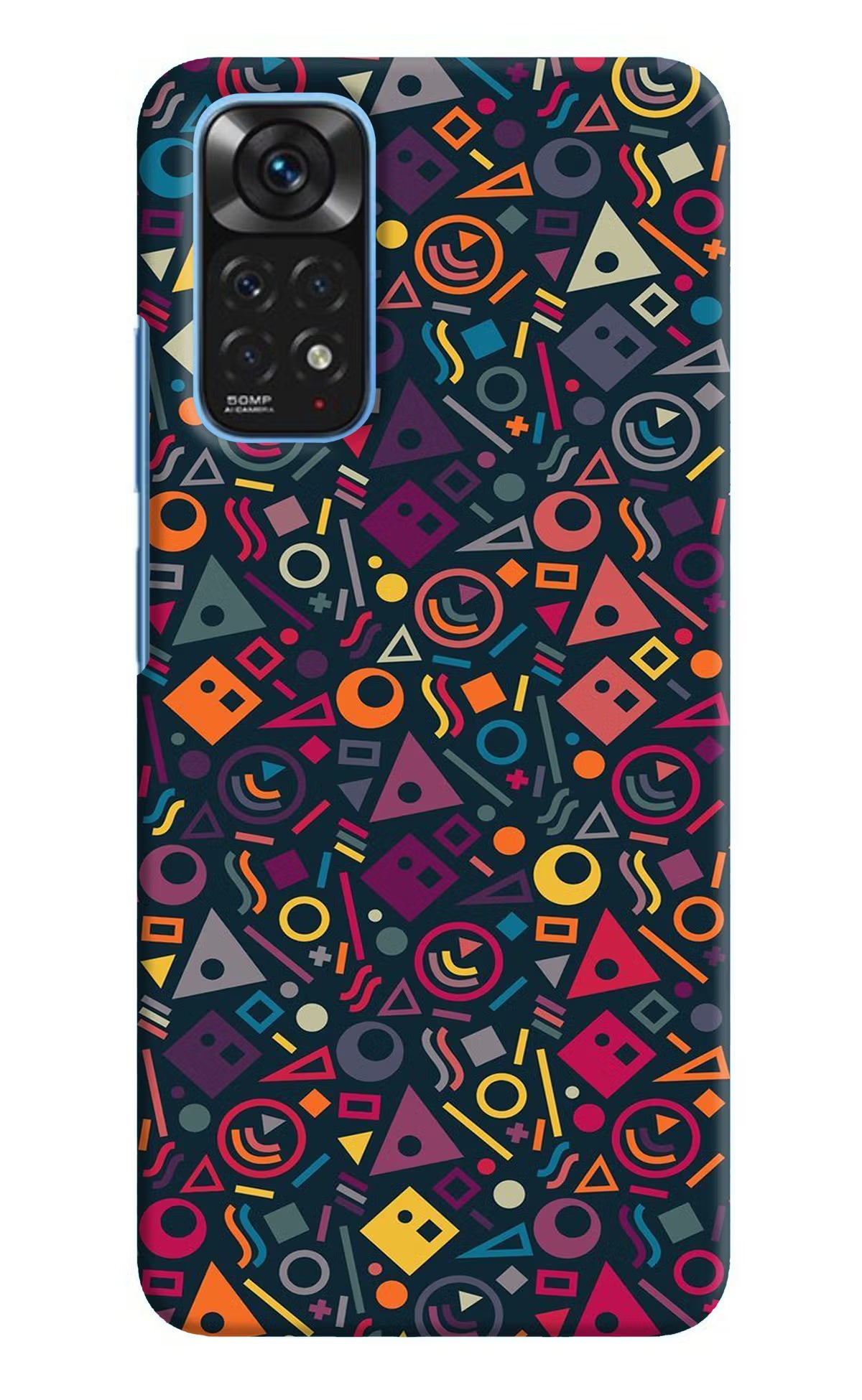 Geometric Abstract Redmi Note 11/11S Hard Case Back Cover by Casekaro