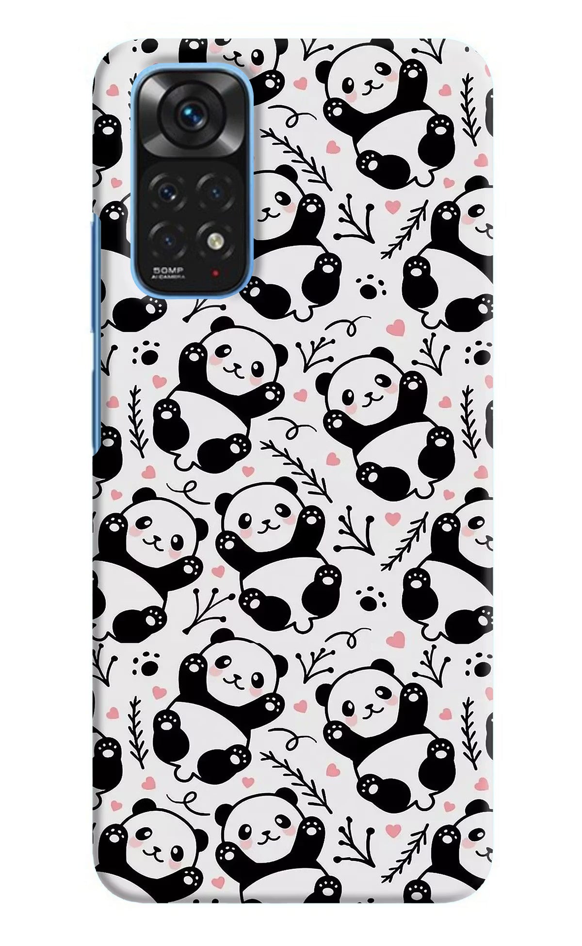 Cute Panda Redmi Note 11/11S Hard Case Back Cover by Casekaro