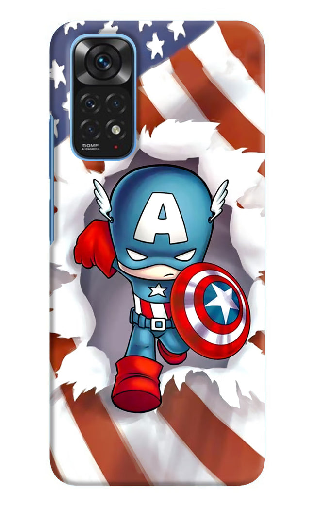 Captain America Redmi Note 11/11S Hard Case Back Cover by Casekaro