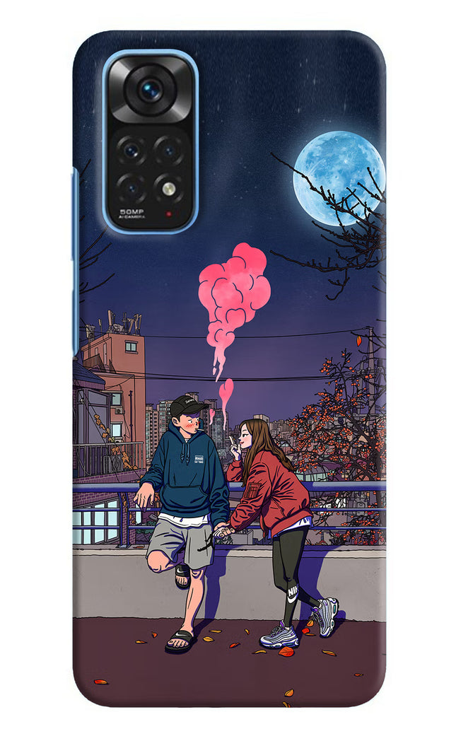Chilling Couple Redmi Note 11/11S Hard Case Back Cover by Casekaro