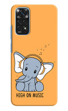 High On Music Redmi Note 11/11S Hard Case Back Cover by Casekaro