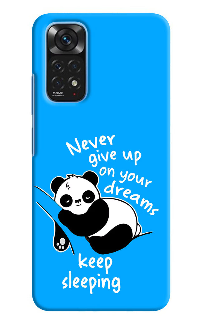 Keep Sleeping Redmi Note 11/11S Hard Case Back Cover by Casekaro